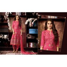 KIYAZA PENTAHOUSE PINK PURE COTTON SALWAR KAMEEZ SUIT